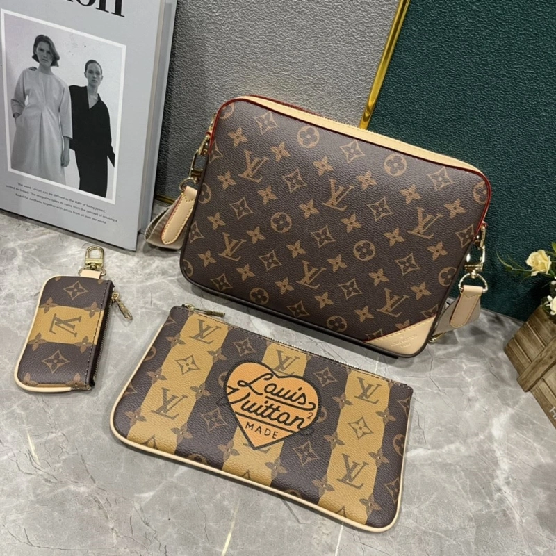 LV Satchel bags 4233H-1884